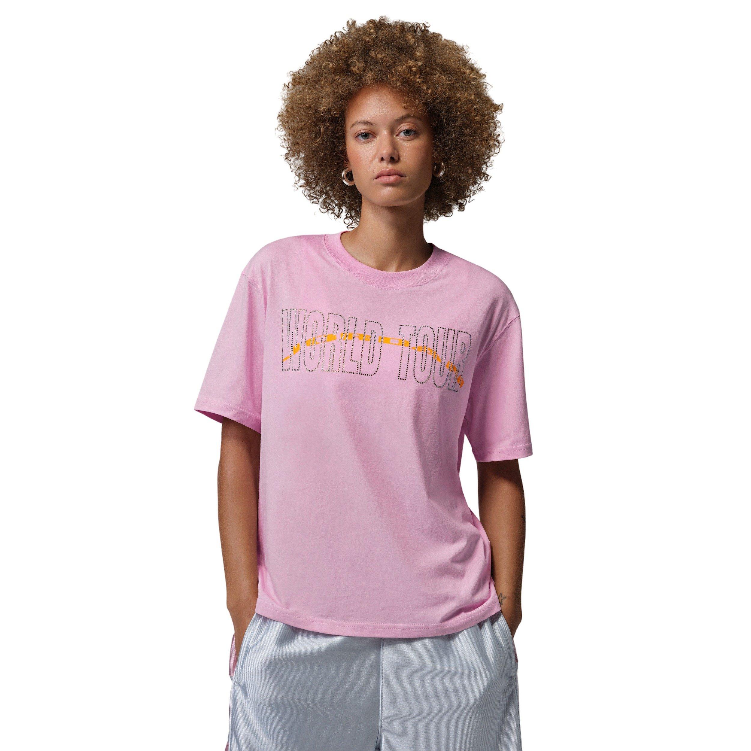 Jordan Women's Brooklyn Girlfriend T-Shirt - LT PINK